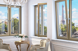 Vario Paris — это роскошь и чарующая элегантность, имперский стиль дополненный ламинацей под дерево. Утонченные изгибы и плавная поверхность створки н tab